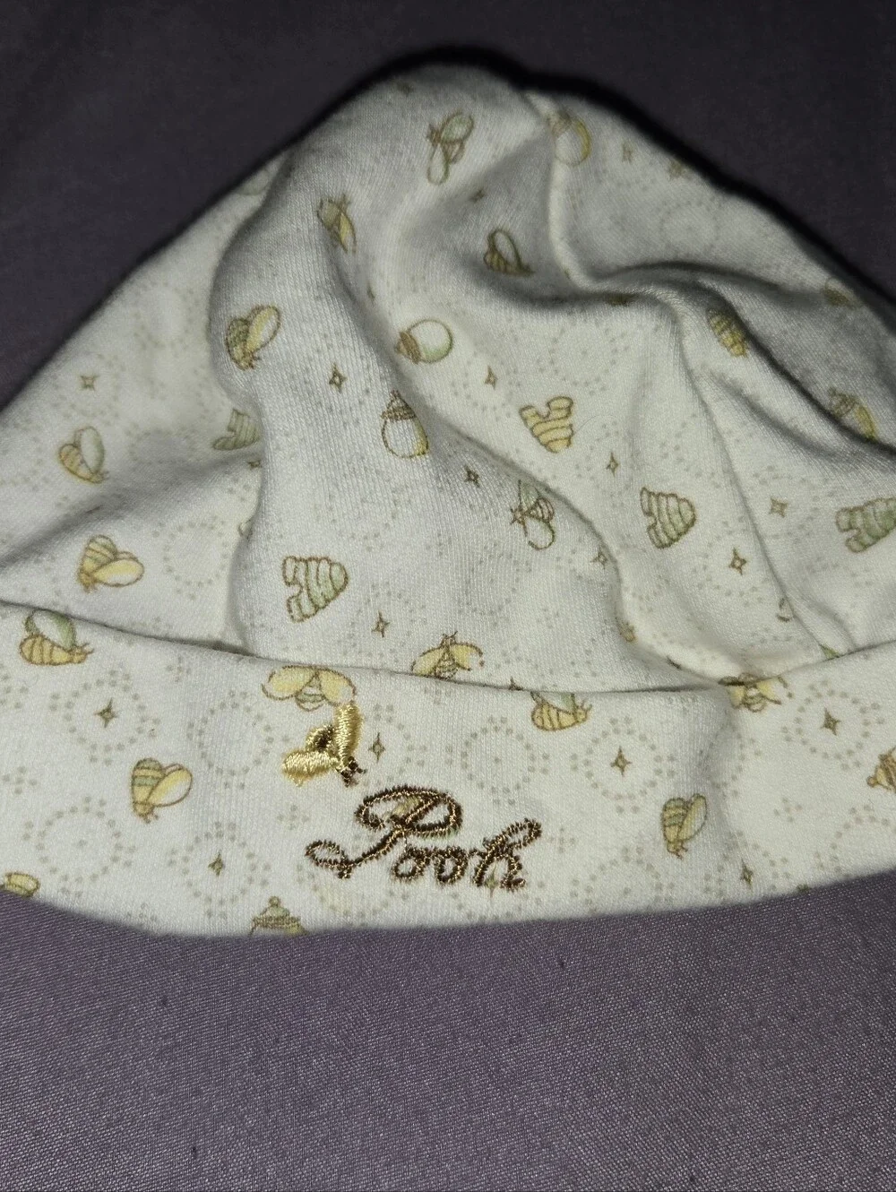 Disney Winnie the Pooh Baby Sleepwear Set with Sherpa Booties - Cream & Beige - Picture 3 of 5